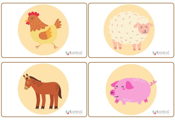 Flash cards FARM ANIMALS