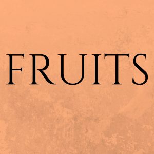 Flash cards FRUITS