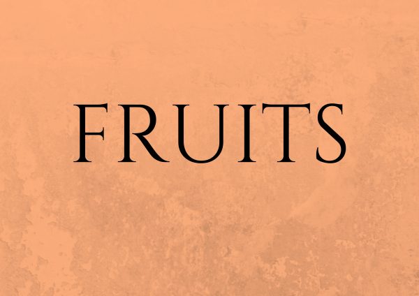 Flash cards FRUITS