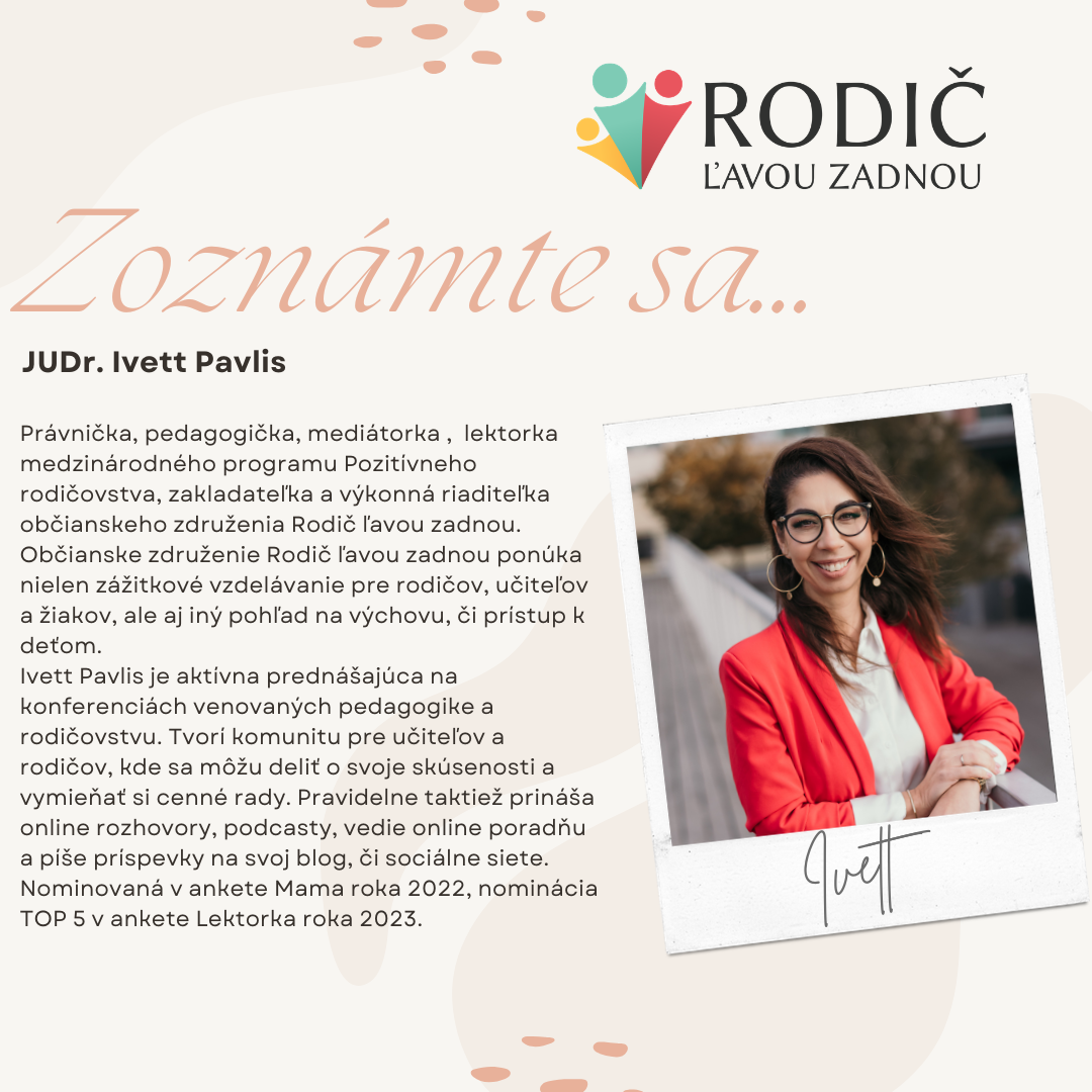 Predstavenie: JUDr. Ivett Pavlis