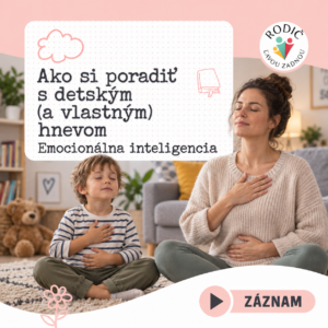 Ako si poradiť s detským (a vlastným) hnevom